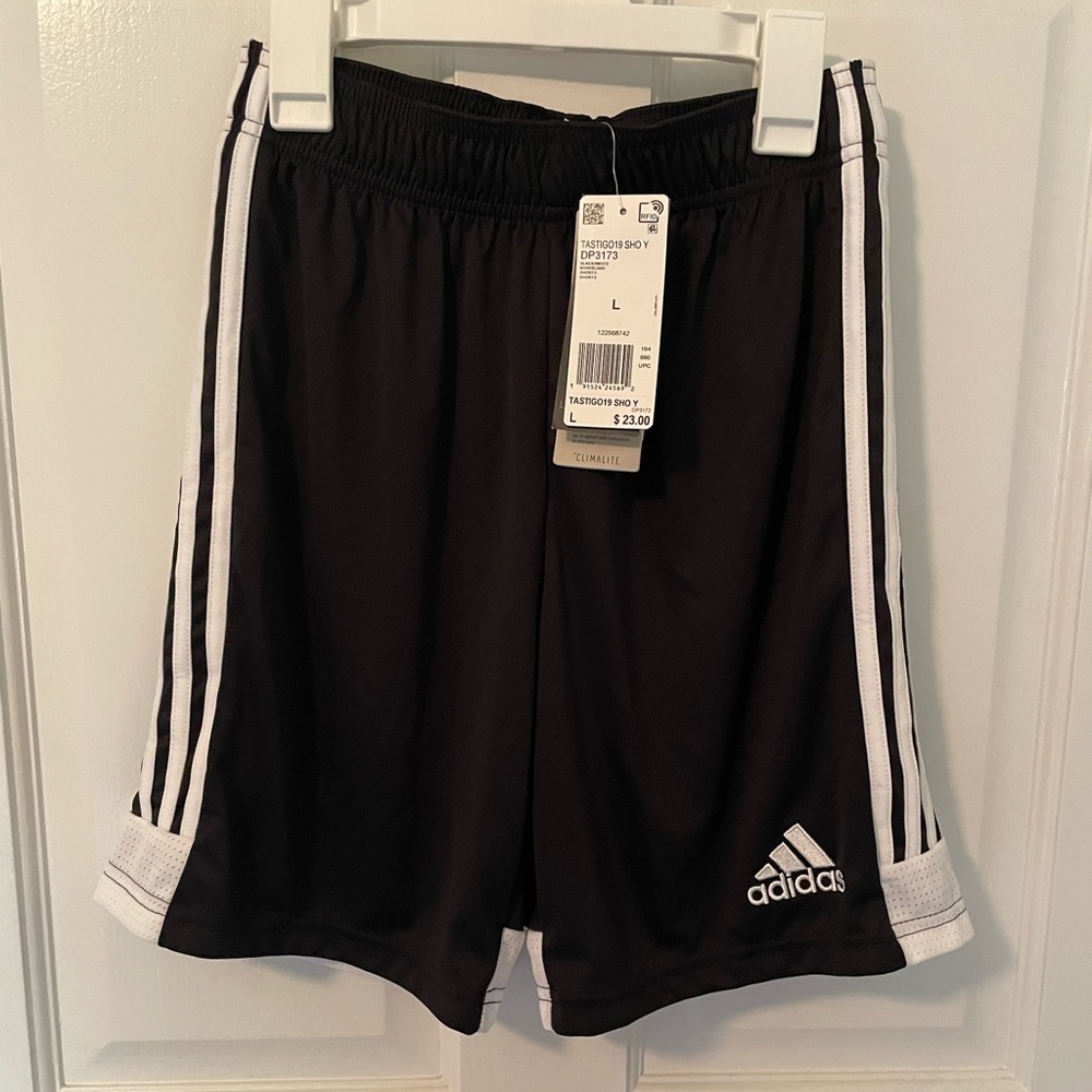 Brand new with tags, Youth L adidas soccer shorts